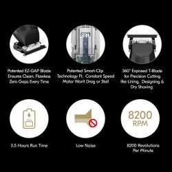 JRL ONYX FF CORDLESS HAIR TRIMMER 2020T-B