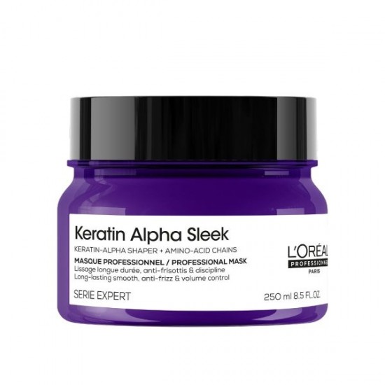 LOREAL PROFESSIONNEL SERIE EXPERT KERATIN ALPHA SLEEK SMOOTH TRANSFORMER MASK 250ML