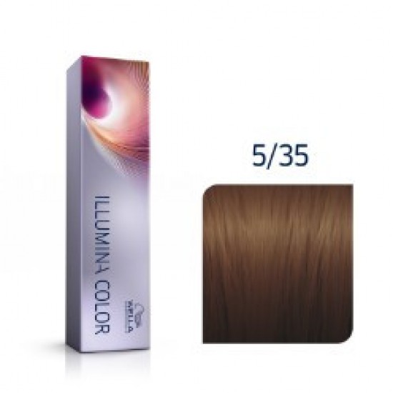 WELLA ILLUMINA 5/35  60ml ΚΑΦΕ ΑΝΟΙΧΤΟ ΧΡΥΣΟ ΜΑΟΝΙ