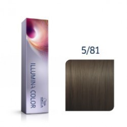 WELLA ILLUMINA 5/81 60ml ΚΑΦΕ ΑΝΟΙΧΤΟ ΠΕΡΛΕ ΣΑΝΤΡΕ