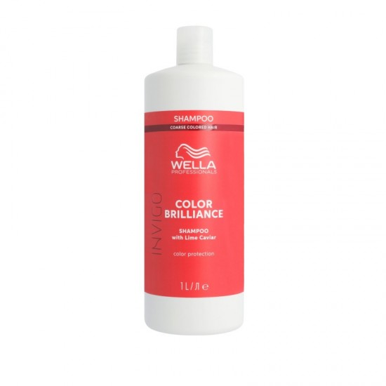 WELLA INVIGO COLOR BRILLIANCE COLOR PROTECTION SHAMPOO COARSE HAIR 1000ml WELLA INVIGO COLOR BRILLIANCE COLOR PROTECTION SHAMPOO COARSE HAIR 1000ml