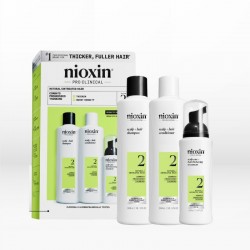 Nioxin Σύστημα 2 Loyalty Kit (Σαμπουάν 300ml, Conditioner 300ml, Θεραπεία 100ml) 700ml