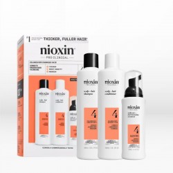 Nioxin Σύστημα 4 Loyalty Kit (Shampoo 300ml, Conditioner 300ml, Θεραπεία 100ml) 700ml