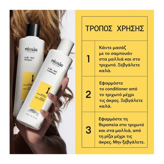 Nioxin Σύστημα 2 Trial Kit (Shampoo 150ml, Conditioner 150ml, Θεραπεία 50ml) 350ml Nioxin Σύστημα 2 Trial Kit (Shampoo 150ml, Conditioner 150ml, Θεραπεία 50ml) 350ml