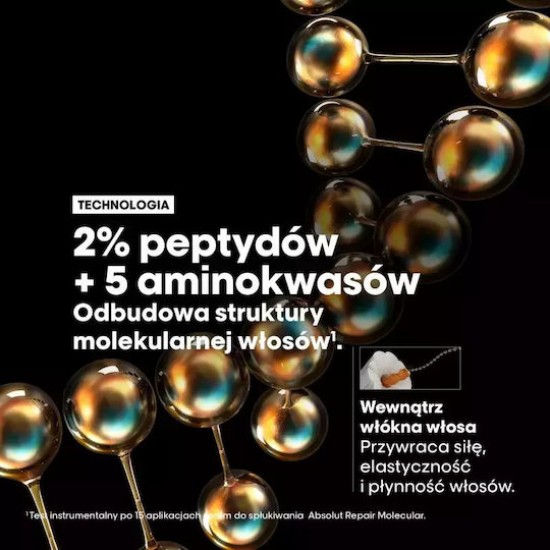 LOREAL LIMITED EDITION TRIO GIFT SET ABSOLUT REPAIR MOLECULAR ΓΙΑ ΜΟΡΙΑΚΗ ΕΠΑΝΟΡΘΩΣΗ (Σαμπουάν 300ml, Rinse Off Serum 250ml, Leave in Mask 50ml)