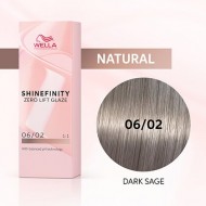 Wella Shinefinity Zero Lift Glaze 06/02 Dark Blonde Natural Matte (Dark Sage)