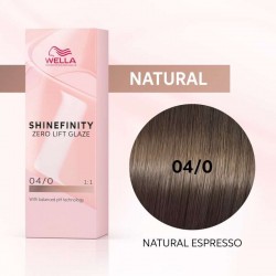 Wella Shinefinity Zero Lift Glaze 04/0 Natural Espresso 60ml