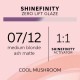Wella Shinefinity Zero Lift Glaze 07/12 Cool Mushroom 60ml